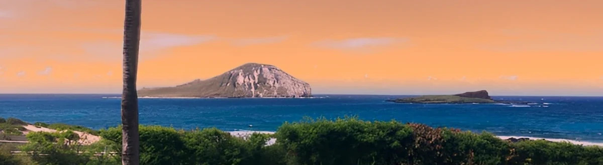 Rabbit Island and the ocean from Sea Life Park